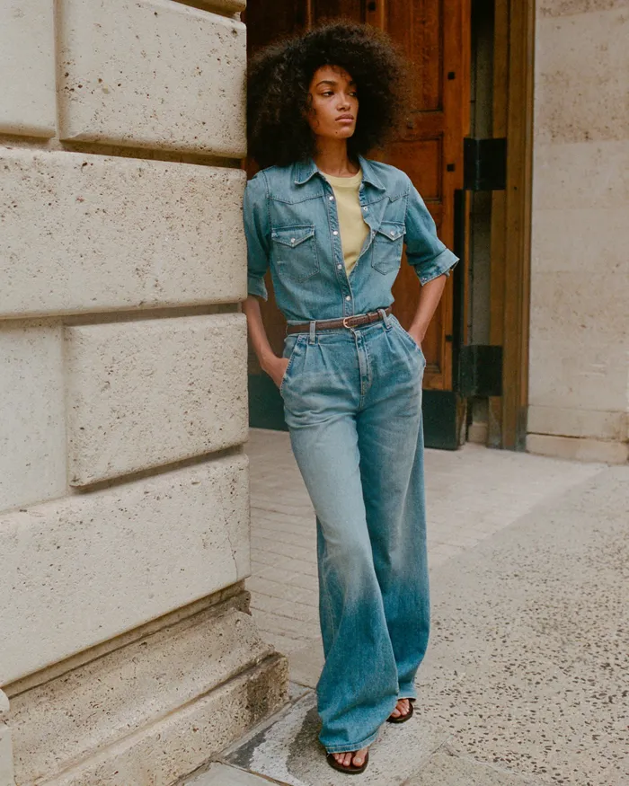 Denim FLORA JEAN Classic Wash Nili Lotan Women