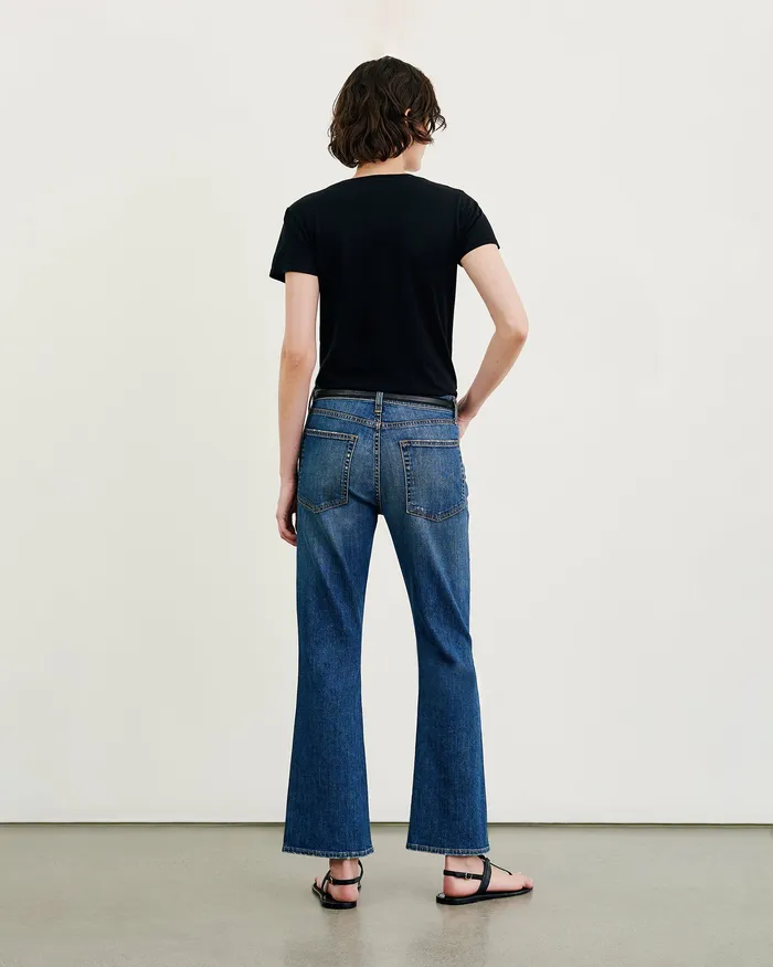 Denim Nili Lotan Women BOOT CUT JEAN Classic Wash