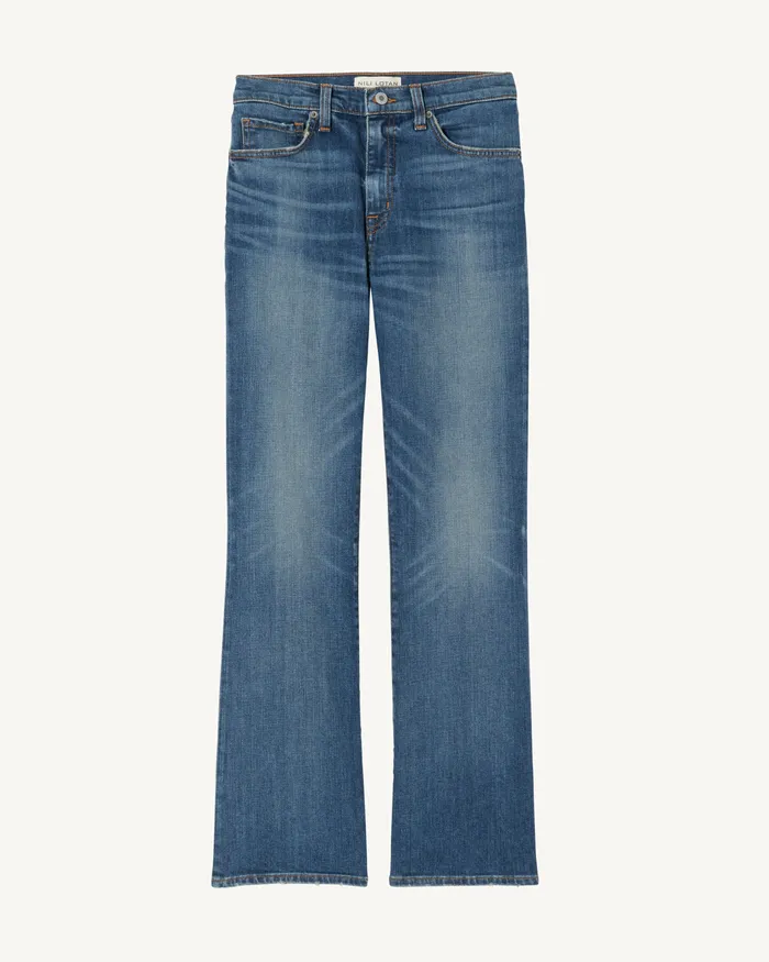 Denim Nili Lotan Women BOOT CUT JEAN Classic Wash