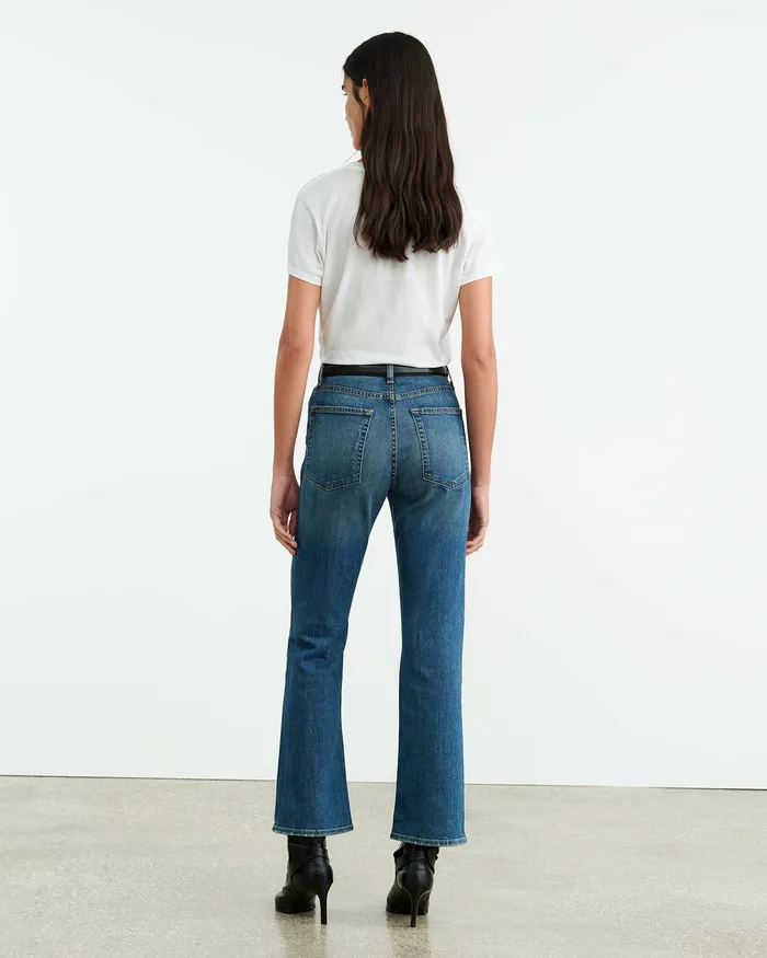 Denim Nili Lotan Women BOOT CUT JEAN Classic Wash