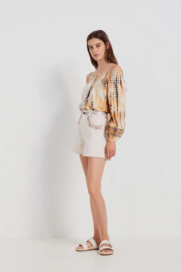 Desigual Amore Shorts Women Skirts and Shorts