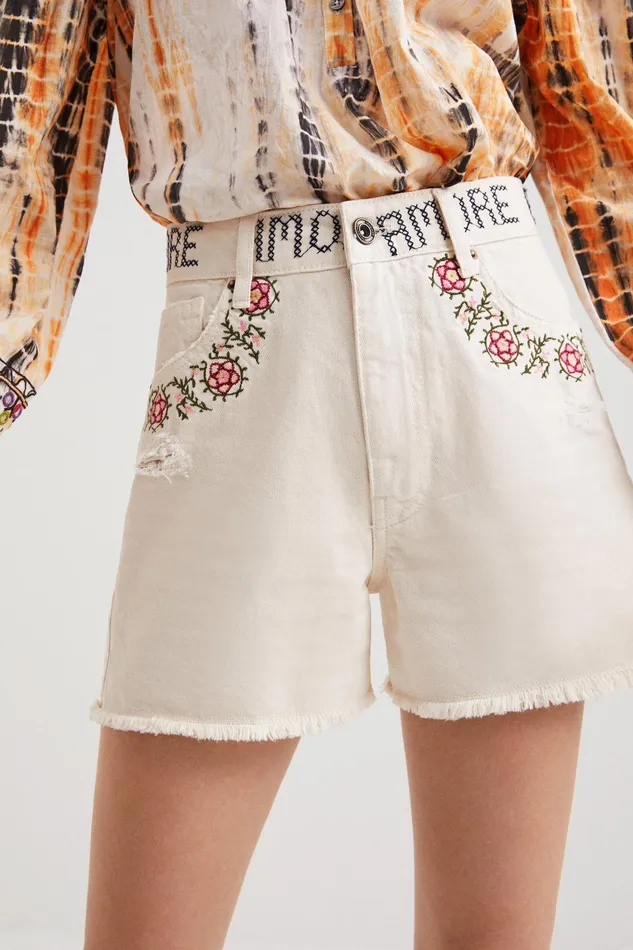 Desigual Amore Shorts Women Skirts and Shorts