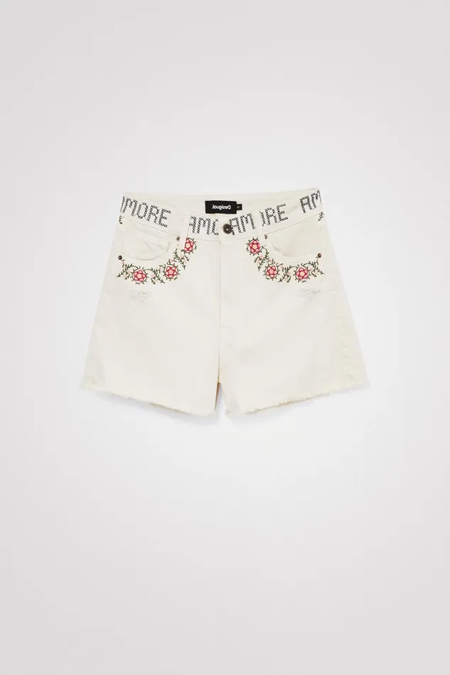 Desigual Amore Shorts Women Skirts and Shorts