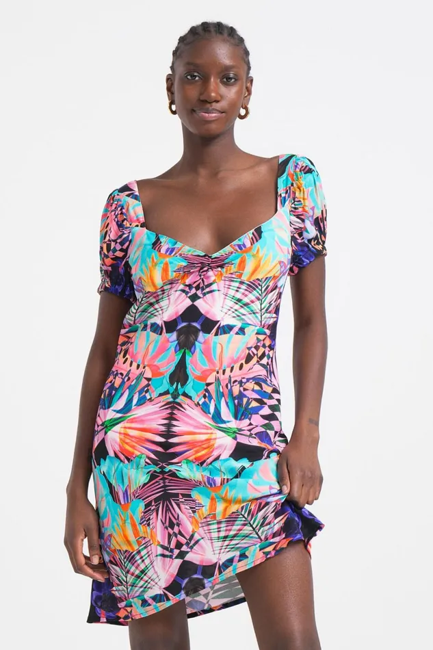 Desigual Arty Print Dress Women Dresses