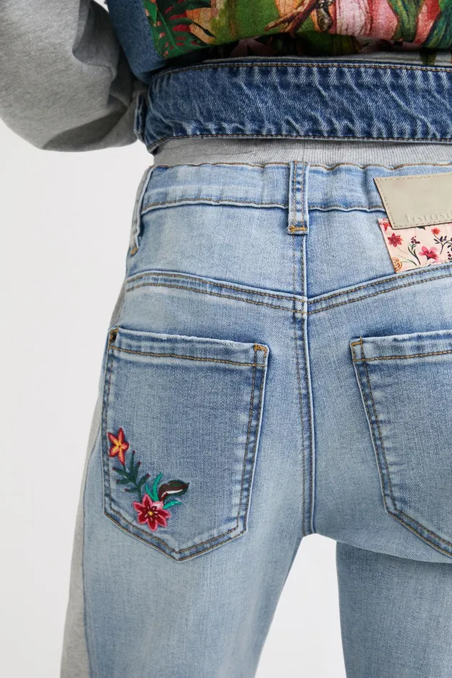Desigual Floral Jogger Jeans Women Jeans