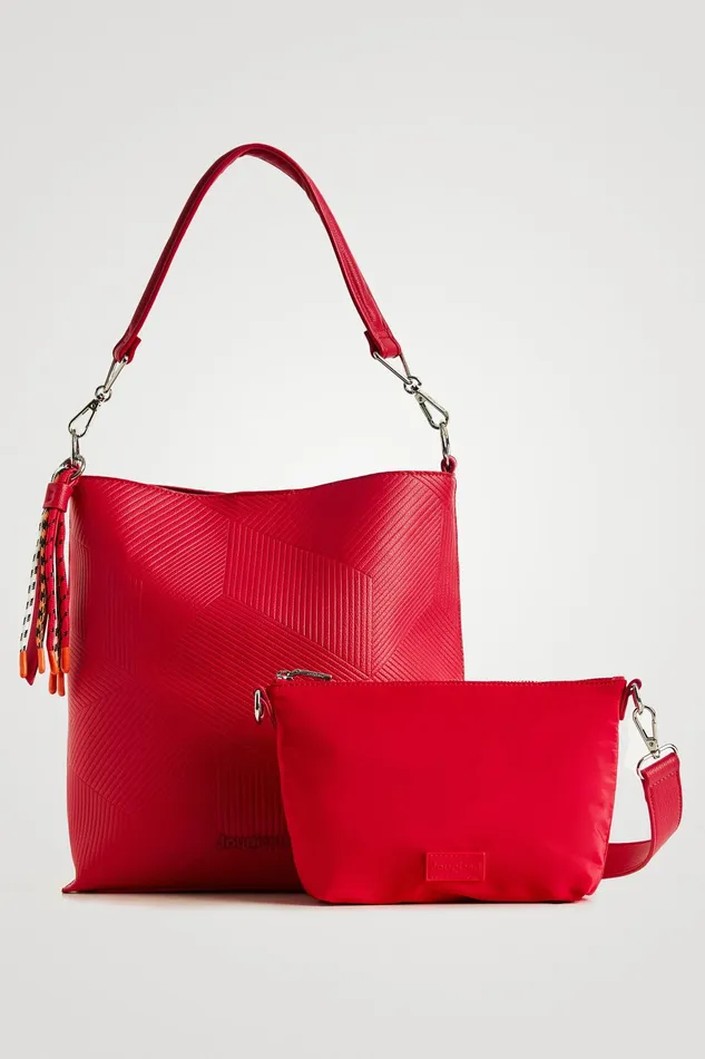 Desigual Geometric Sack Bag Women Crossbody Bags