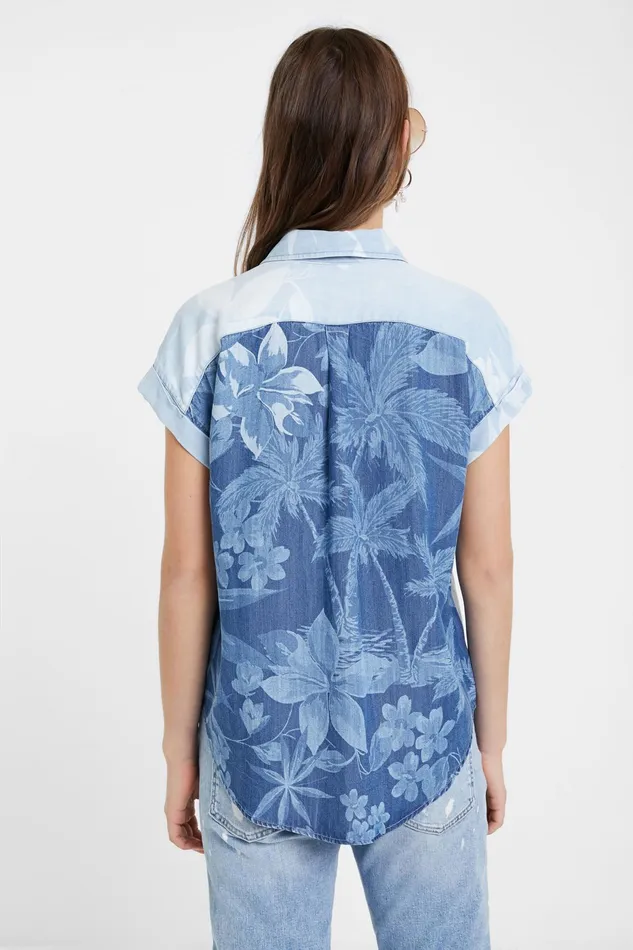 Desigual Hawaiian Drop Tshirt Women Tops and Shirts