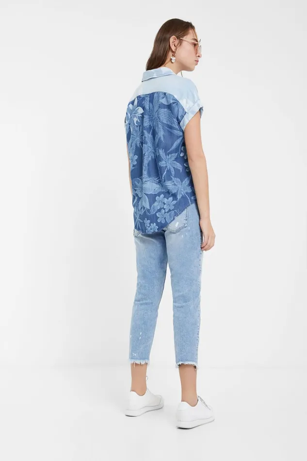 Desigual Hawaiian Drop Tshirt Women Tops and Shirts