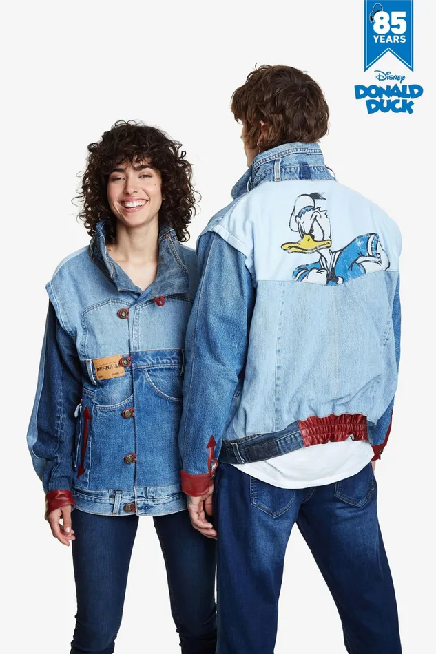 Desigual Iconic Jacket Donald Duck MensWomen Jackets and Coats