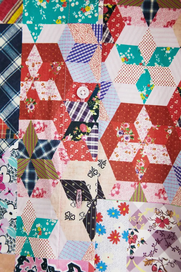 Desigual Johnson Hartig Patchwork Shirt Women Tops and Shirts