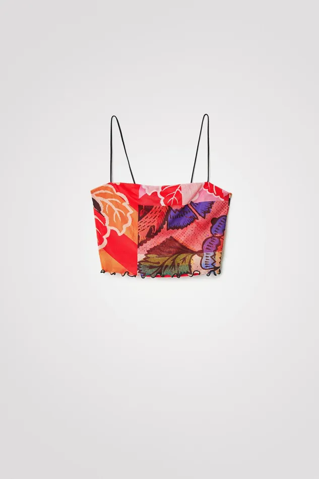 Desigual M Christian Lacroix Crop Top Women Tshirts