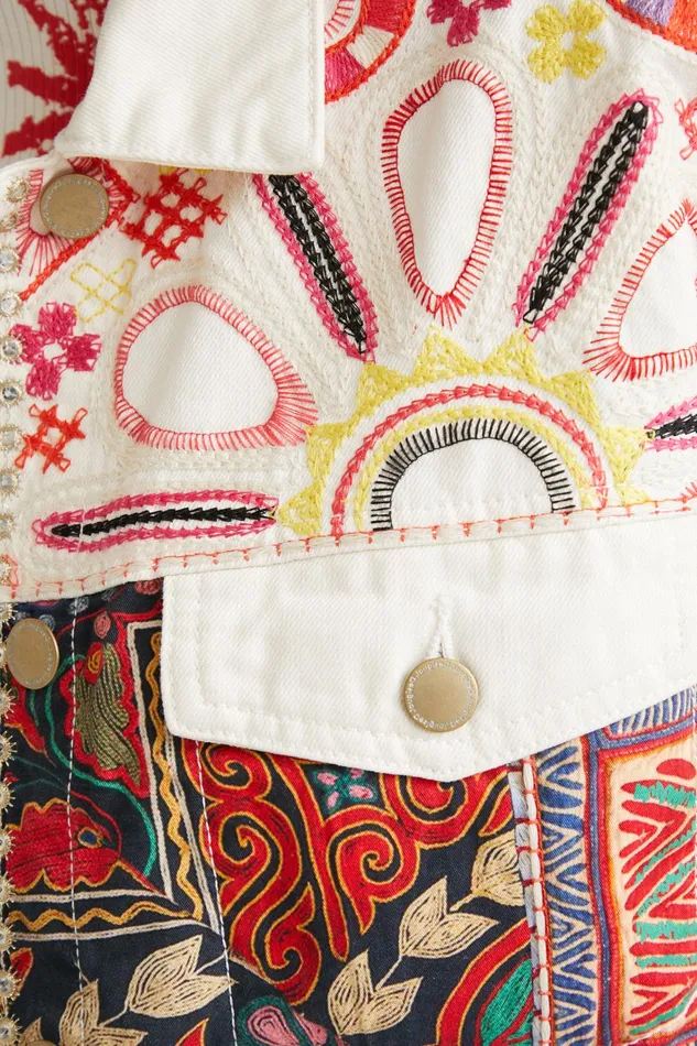 Desigual Oversized Denim Overshirt Women Jackets