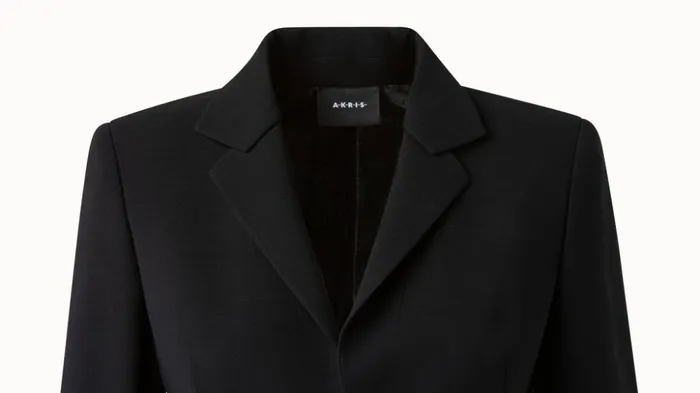 Double Face Wool Blazer Black Women Akris Jackets