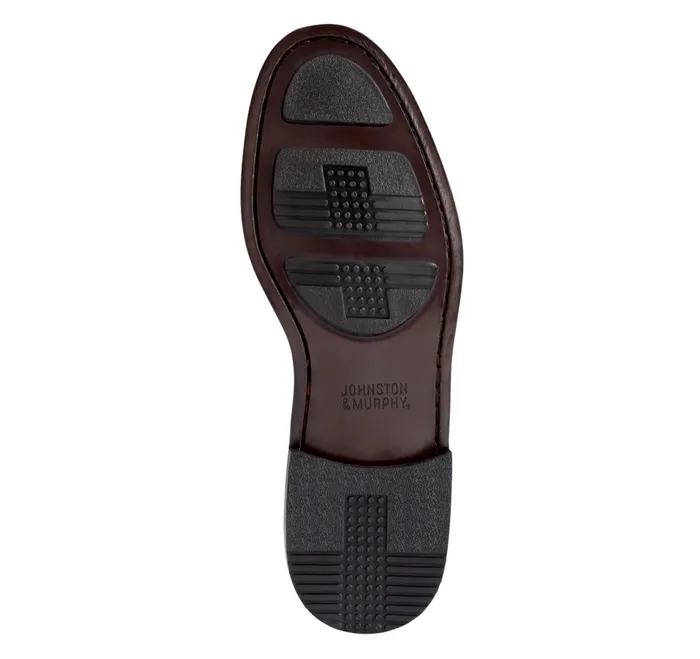 Dress Shoes Men Aragon II Kiltie Tassel Loafer Black SmoothAntique Mahogany Waxed Johnston and Murphy