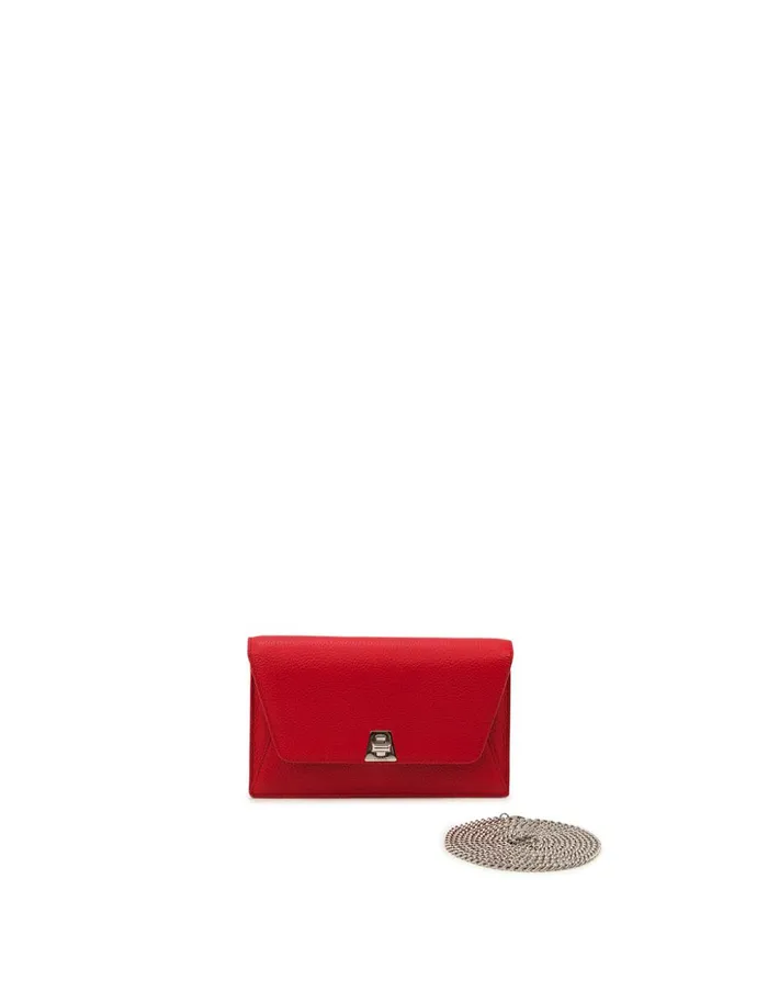 Envelope Bag In Calf Leather With Detachable Shoulder Chain Love Women Akris Crossbody Bags Envelope Bag In Calf Leather With Detachable Shoulder Chain Love Women Akris Crossbody Bags