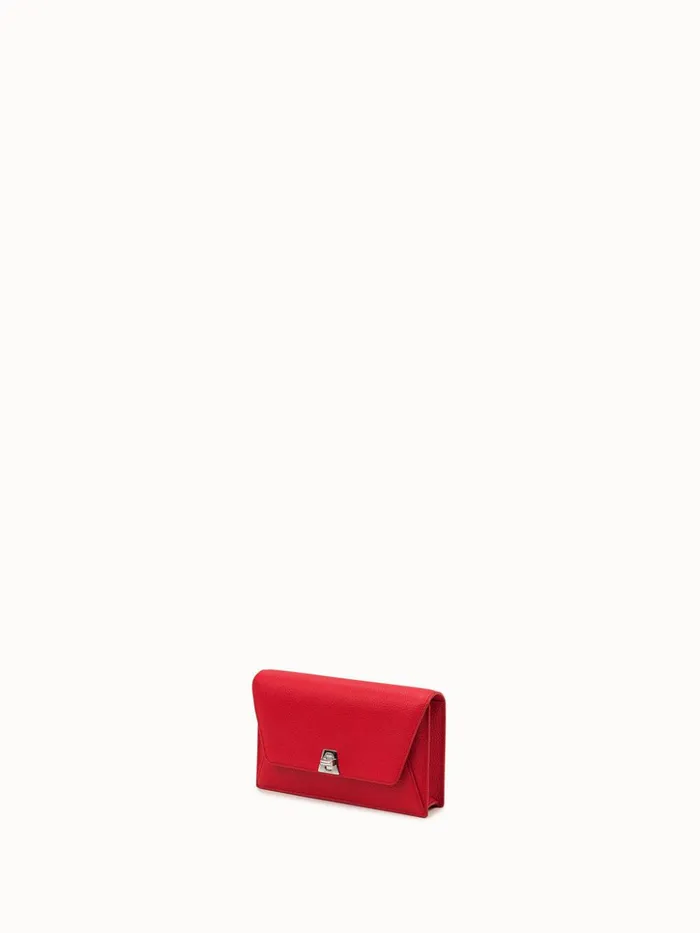 Envelope Bag In Calf Leather With Detachable Shoulder Chain Love Women Akris Crossbody Bags