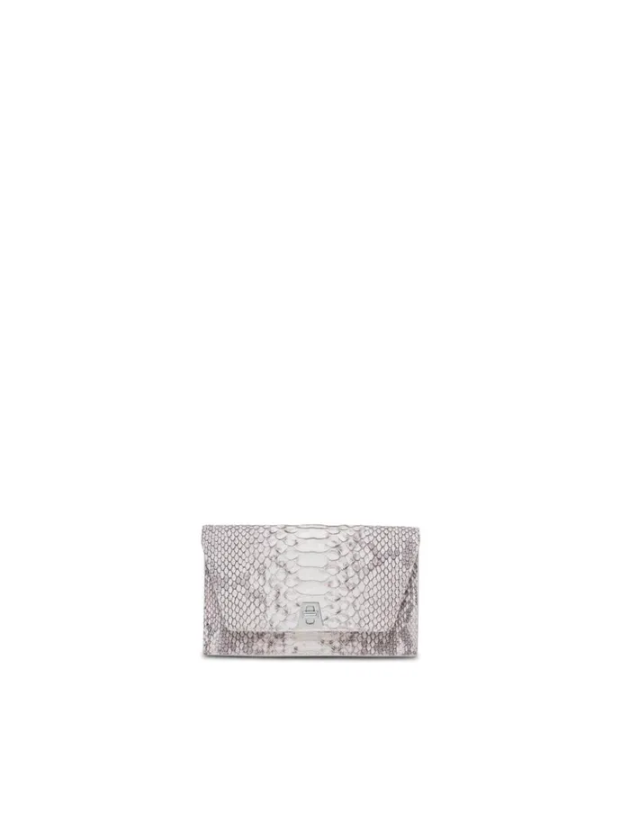 Envelope In Python Nubuck Leather Rock Women Akris Crossbody Bags