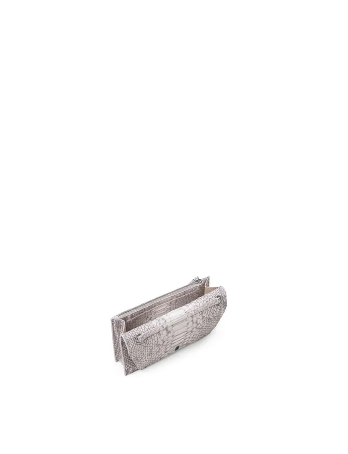 Envelope In Python Nubuck Leather Rock Women Akris Crossbody Bags