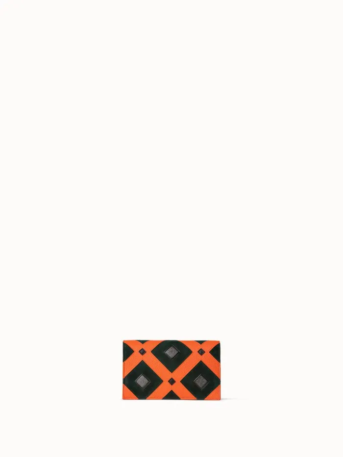 Envelope In Tiled Roof Patchwork Mulitcolor Women Akris Clutches