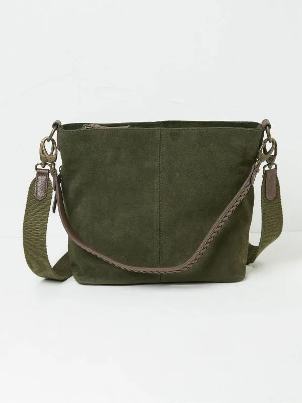 Fat Face Bags and Purses Women Valletta Green Shoulder Bag