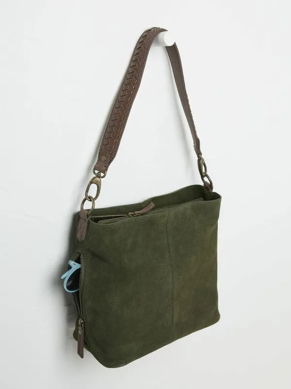 Fat Face Bags and Purses Women Valletta Green Shoulder Bag