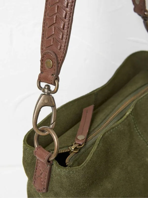 Fat Face Bags and Purses Women Valletta Green Shoulder Bag