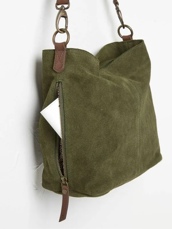Fat Face Bags and Purses Women Valletta Green Shoulder Bag
