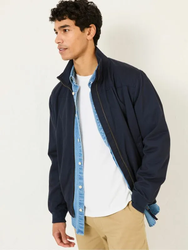 Fat Face Coats and Jackets Men Navy Harrington Jacket