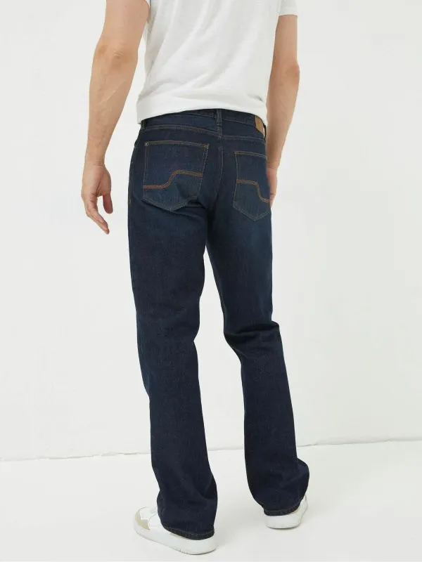 Fat Face Denim Dressing Men Navy Blue Bootcut Jeans
