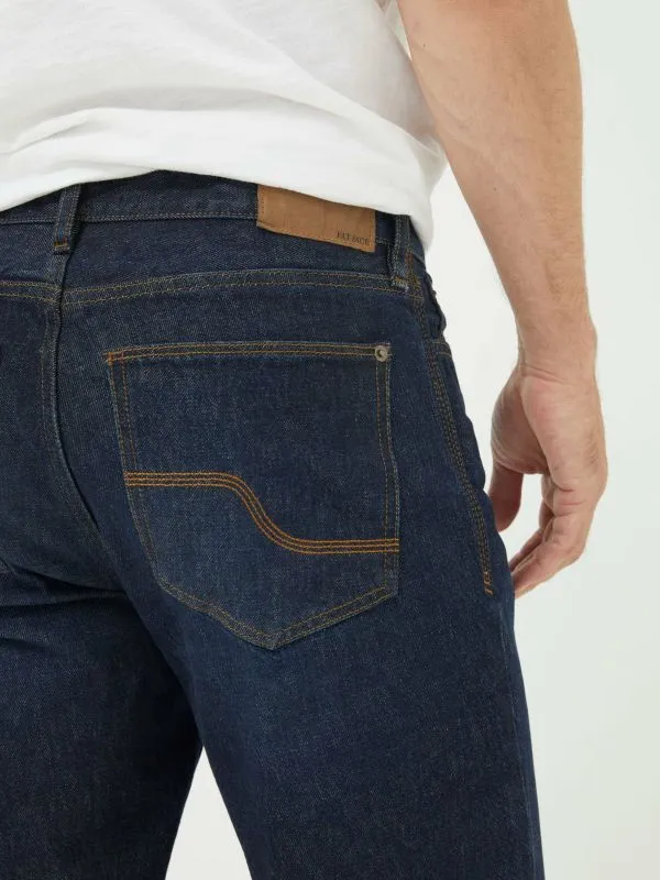 Fat Face Denim Dressing Men Navy Blue Bootcut Jeans