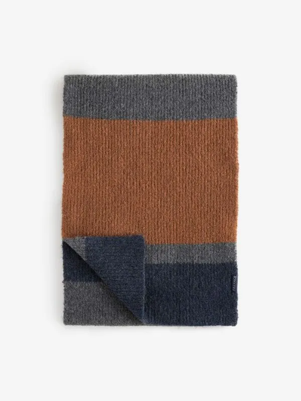 Fat Face Hats Men Navy Colourblock Hat And Scarf Gift Set