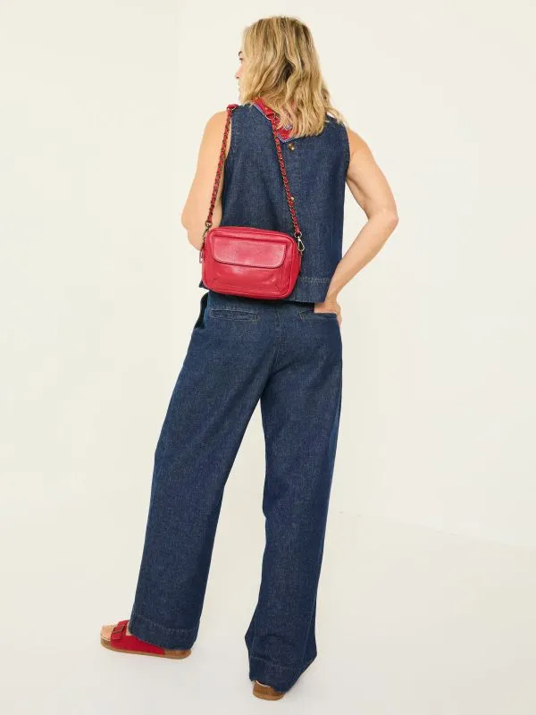 Fat Face Jeans Women Arie Ink Wide Leg Jeans