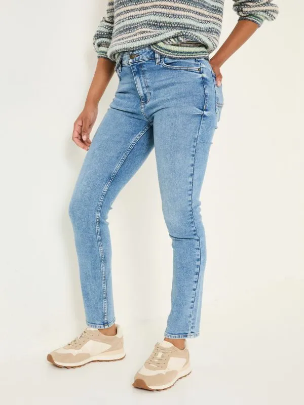 Fat Face Jeans Women Sway Light Vintage Blue Slim Jeans