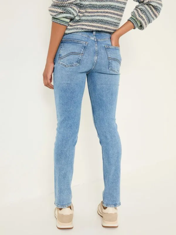 Fat Face Jeans Women Sway Light Vintage Blue Slim Jeans