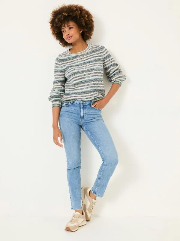 Fat Face Jeans Women Sway Light Vintage Blue Slim Jeans