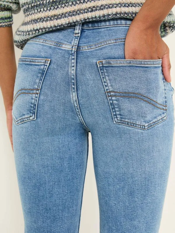 Fat Face Jeans Women Sway Light Vintage Blue Slim Jeans