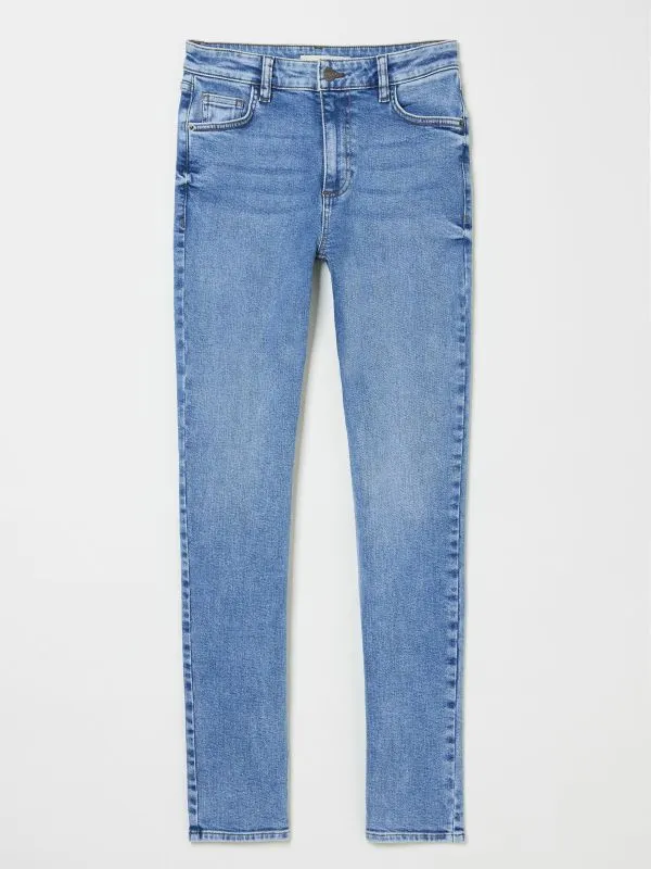 Fat Face Jeans Women Sway Light Vintage Blue Slim Jeans