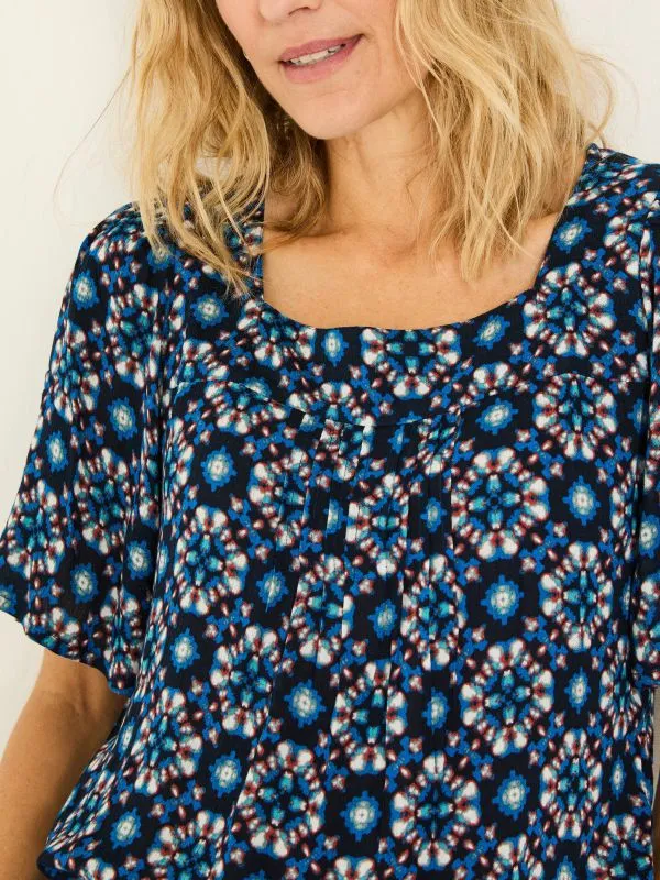 Fat Face Shirts and Blouses Women Indigo Blue Kyro Blouse