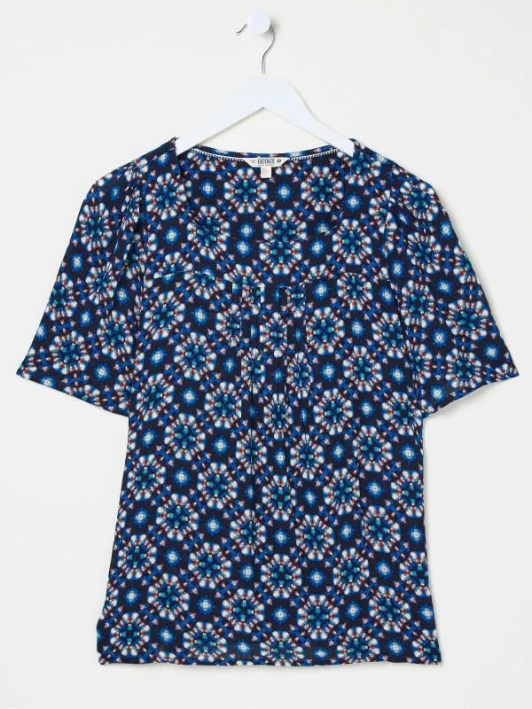 Fat Face Shirts and Blouses Women Indigo Blue Kyro Blouse