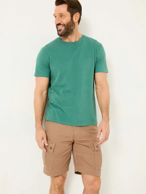 Fat Face Shorts Men Breakyard Mid Brown Cargo Shorts