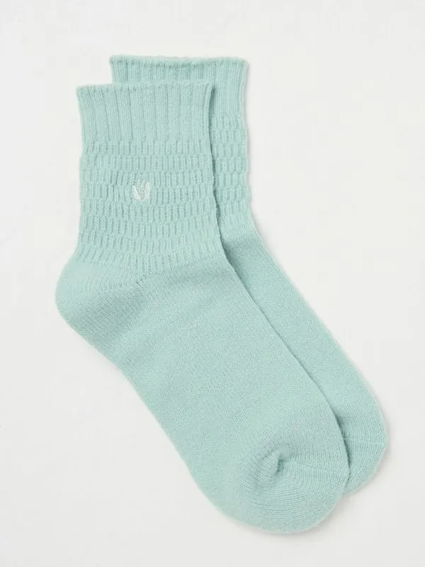 Fat Face Socks Women Green Super Soft Cosy Socks