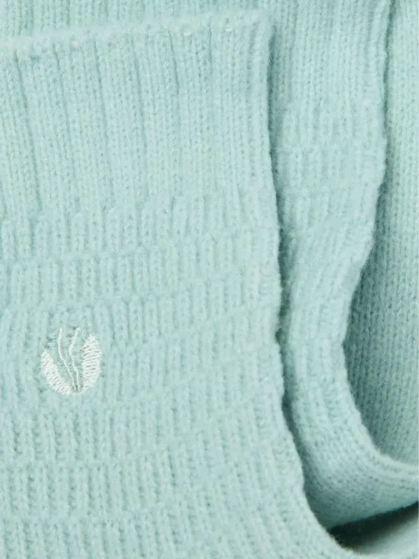 Fat Face Socks Women Green Super Soft Cosy Socks