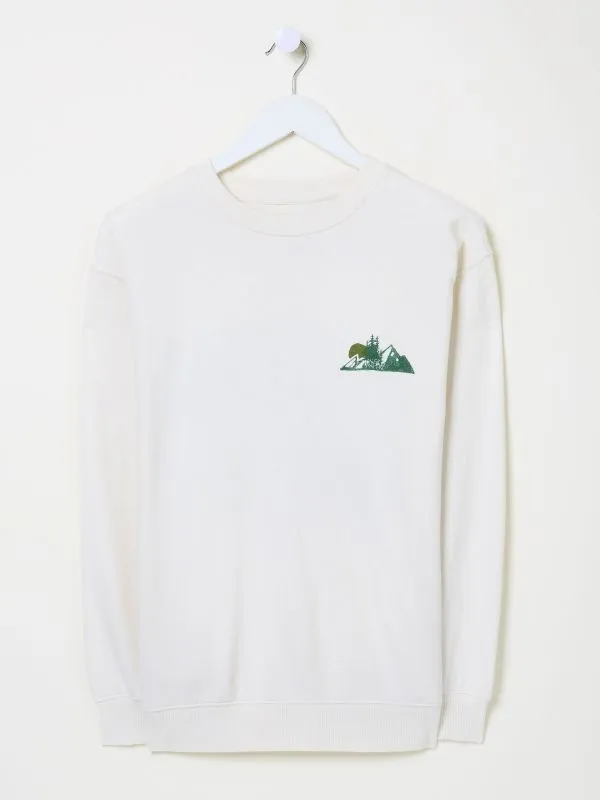 Fat Face Sweatshirts and Hoodies Women Georgia Ivory Wilding Graphic Sweater Fat Face Sweatshirts and Hoodies Women Georgia Ivory Wilding Graphic Sweater