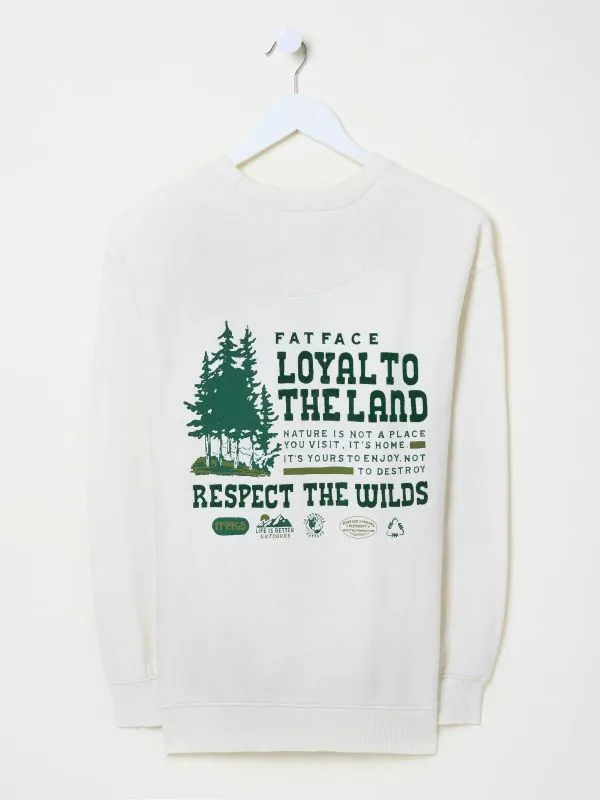 Fat Face Sweatshirts and Hoodies Women Georgia Ivory Wilding Graphic Sweater Fat Face Sweatshirts and Hoodies Women Georgia Ivory Wilding Graphic Sweater