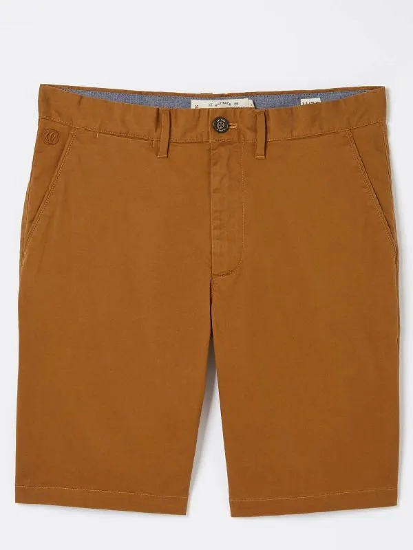 Fat Face Tall Collection Men Brown Mawes Chinos Shorts