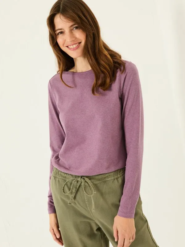 Fat Face Tops and TShirts Women Bree Dusky Purple TShirt