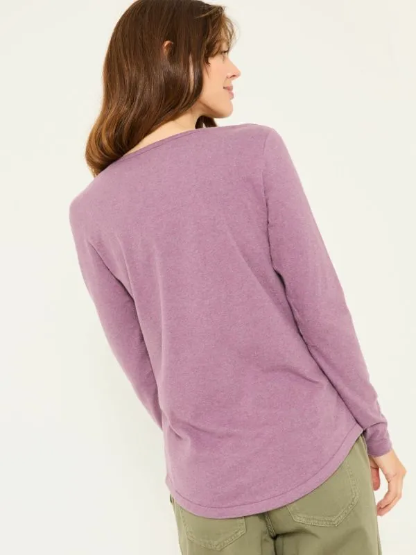 Fat Face Tops and TShirts Women Bree Dusky Purple TShirt
