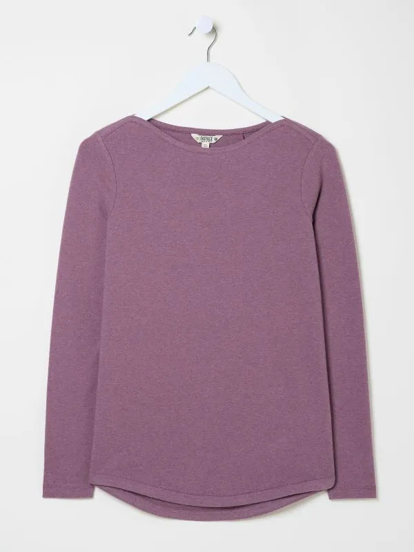 Fat Face Tops and TShirts Women Bree Dusky Purple TShirt