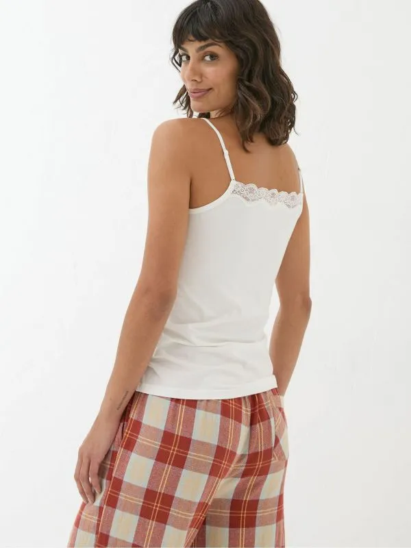 Fat Face Tops and TShirts Women White VNeck Vest