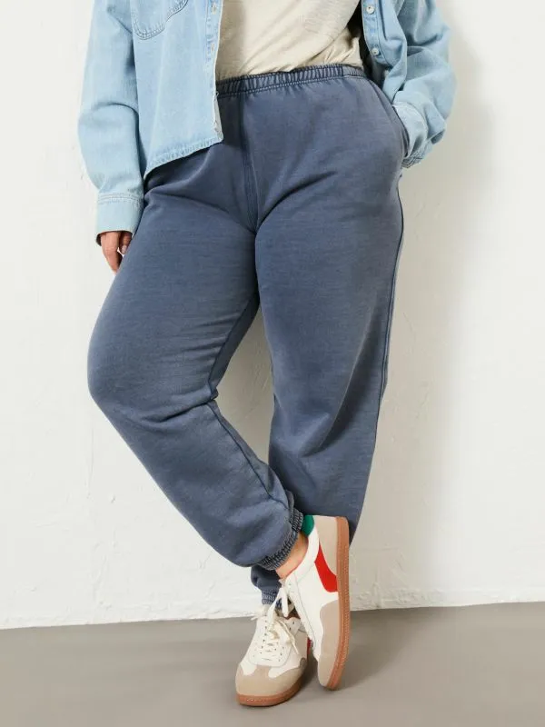 Fat Face Trousers and Leggings Women Blue Hope Sweat 100 Organic Cotton Joggers Fat Face Trousers and Leggings Women Blue Hope Sweat 100 Organic Cotton Joggers